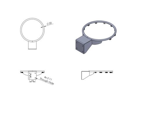 Kosárgyűrű, rugós – VINEX FIBA