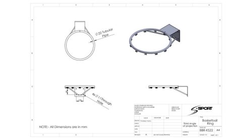 Kosárgyűrű 22 mm – VINEX OFFICIAL
