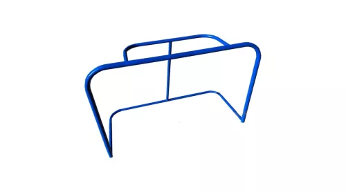 Fém floorball kapu hálóval 120x94 cm kék – PRO-Sport