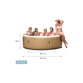   Masszázsmedence, 4 személyes Mobil Jakuzzi PureSpa Sahara INTEX 28426