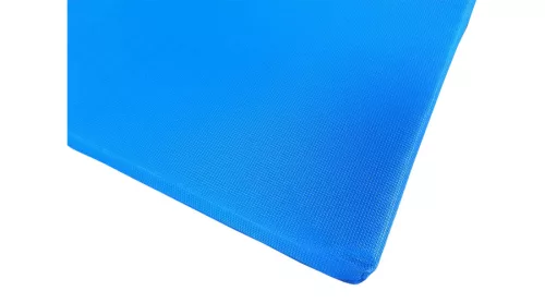 Huzat bukfenc szőnyeghez 100x60x10 cm csúszásmentes PVC műbőr kék - PRO-Sport