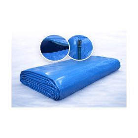   Huzat leérkező szőnyeghez 400x140x20 cm PVC műbőr kék - PRO-Sport