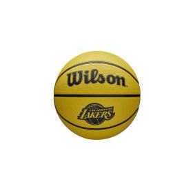   Kültéri kosárlabda, 5-ös méret - WILSON NBA TEAM TRIBUTE SOLID - LOS ANGELES LAKERS