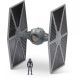 Star Wars – Csillagok háborúja TIE Fighter jármű figurával, 8 cm – szürke + TIE pilóta – Jazwares