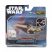 Star Wars - Csillagok háborúja 13 cm-es jármű figurával - Jedi Starfighter (Delta 7-B) + Obi-Wan Kenobi és R4-P17 Jazwares