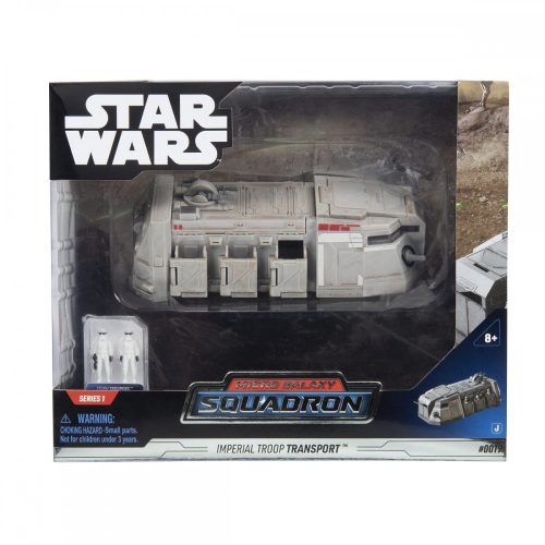 Star Wars – Csillagok háborúja Birodalmi csapatszállító (Imperial Troop Transport) jármű figurákkal, 15 cm – Jazwares