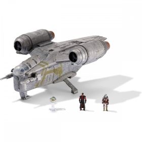   Star Wars – Csillagok háborúja Razor Crest csatahajó jármű figurákkal, 20 cm – Jazwares