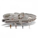   Star Wars - Csillagok háborúja 23 cm-es jármű figurával - Az Ezeréves Sólyom (Millenium Falcon) Jazwares