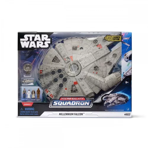 Star Wars – Csillagok háborúja Az Ezeréves Sólyom (Millennium Falcon) jármű figurákkal, 23 cm – Jazwares
