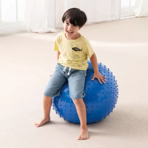 Masszázs, érzékelőlabda 75 cm-es gimnasztikai labda WEPLAY