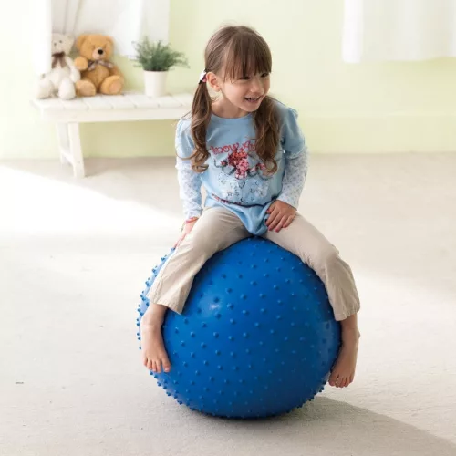 Masszázs, érzékelőlabda 75 cm-es gimnasztikai labda WEPLAY