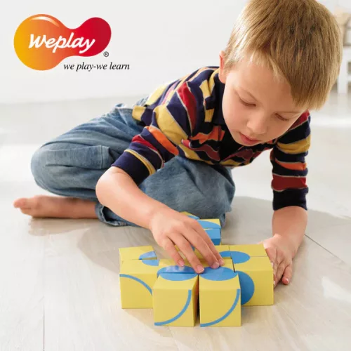 Fejlesztő Kockakirakó - Tréfás görbék Weplay