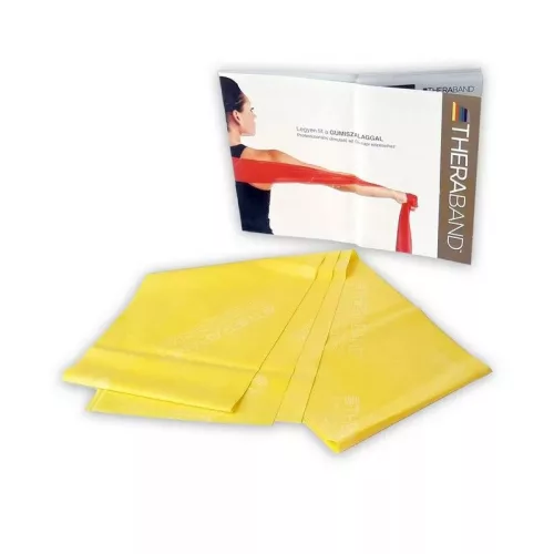 TheraBand gumiszalag, sárga, gyenge