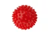 Tüskés masszírozó labda, 6,6 cm – piros, TULLO