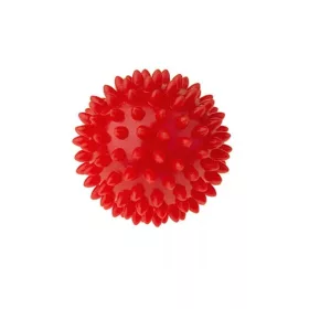 Tüskés masszírozó labda, 6,6 cm – piros, TULLO