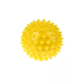 Tüskés masszírozó labda 6,6 cm – sárga, Tullo