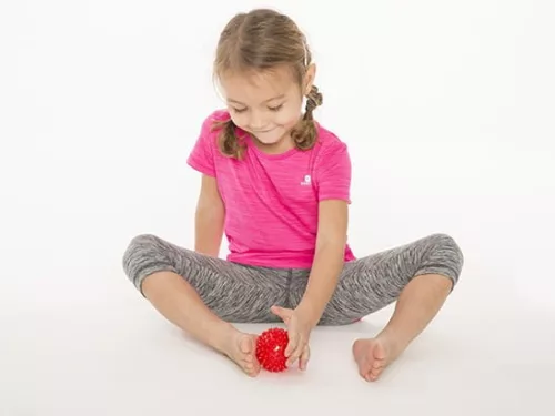 Tüskés masszírozó labda 5,4 cm – kék, TULLO