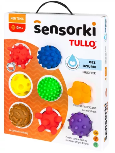 Szenzoros érzékelő labda szett 8 db-os TULLO 