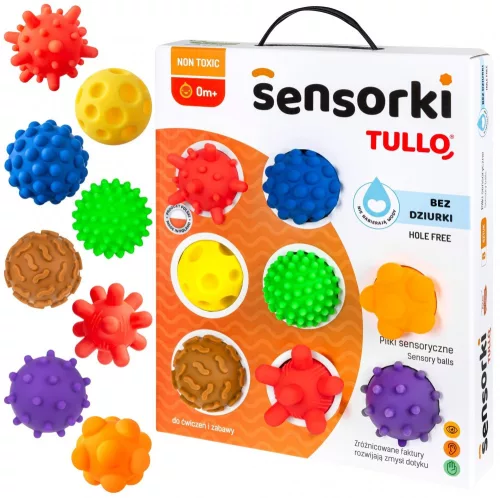 Szenzoros érzékelő labda szett 8 db-os TULLO 