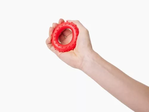 Gumikarika kézrehabilitációhoz, tüskés, 7,2 cm – kék – TULLO