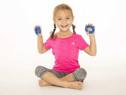 Gumikarika kézrehabilitációhoz, tüskés, 7,2 cm – zöld – TULLO