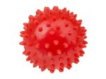 TULLO Tüskés masszírozó labda 7,6 cm piros Premium