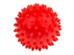 TULLO Tüskés masszírozó labda 9 cm piros Premium