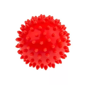 Tüskés masszírozó labda 9 cm – piros, Tullo