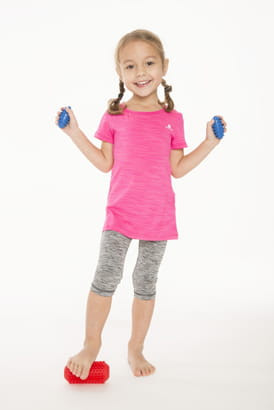 Tüskés rehabilitációs masszírozó henger 15 cm – piros, Tullo