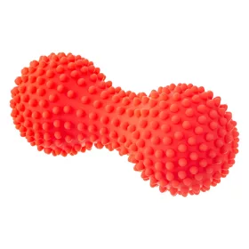   Tüskés rehabilitációs masszírozó duoball henger 15,5 cm – piros, Tullo
