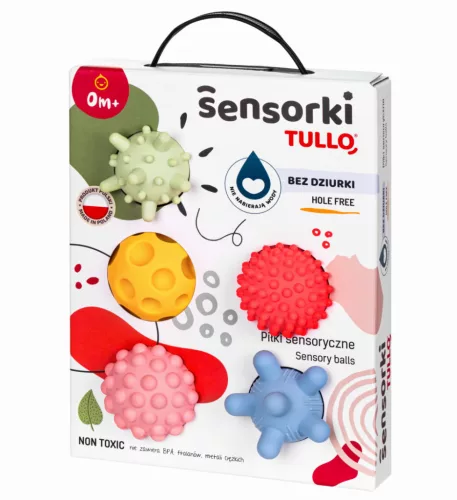 Szenzoros érzékelő labda szett 5 db-os TULLO 