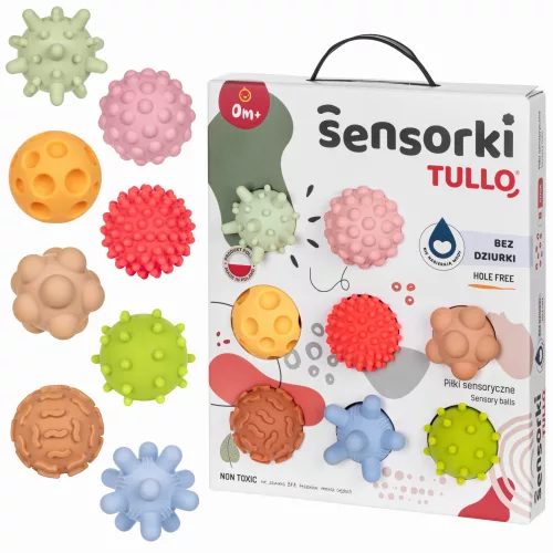 Szenzoros érzékelő labda szett 8 db-os II. TULLO