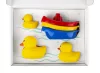 Fürdőjáték gumikacsák és csónakok lyuk nélkül 6 db – Tullo