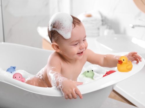 Fürdőállat készlet II. lyuk nélküli, 5 db, pasztell – Tullo