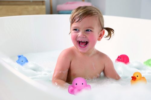 Fürdőállat készlet II. lyuk nélküli, 5 db, pasztell – Tullo