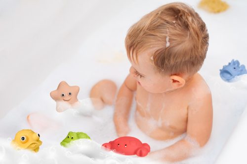 Fürdőállat készlet I. lyuk nélküli, 5 db, pasztell – Tullo