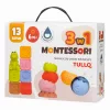 Fejlesztő szenzoros piramis Montessori 3in1 13 darabos szett – TULLO