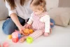 Fejlesztő szenzoros piramis Montessori 3in1 13 darabos szett – TULLO