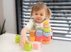 Fejlesztő szenzoros piramis Montessori 3in1 13 darabos szett – TULLO