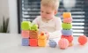 Fejlesztő szenzoros piramis Montessori 4in1 18 darabos szett – TULLO