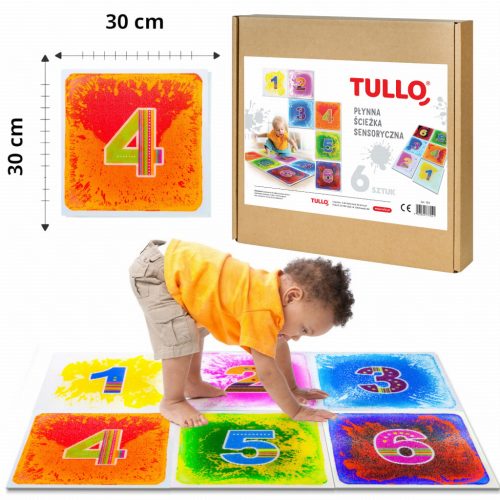 Szenzoros, folyadékkal töltött érzékelő csempe szett 6 db-os PREMIUM II.TULLO