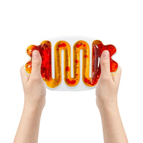 Szenzoros folyadékkal töltött simító, labirintus, narancs – Tullo