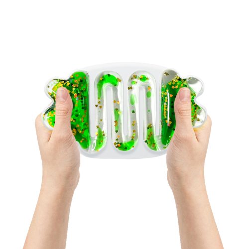 Szenzoros folyadékkal töltött simító, labirintus, zöld – Tullo