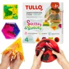 Szenzoros tapintó játékok folyadékkal, 4 geometrikus forma – Tullo