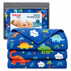   Szenzoros súlyozott takaró 3 kg 100 × 150 cm kék Tullo 750