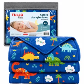   Szenzoros súlyozott takaró 4 kg 100 × 150 cm kék Tullo 752