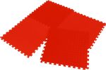   Puzzle fitnesz szőnyeg piros 60x60x1,2 cm (4db-os) ENERO FIT