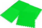   Puzzle fitnesz szőnyeg zöld 60x60x1,2 cm (4db-os) ENERO FIT
