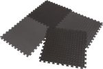   Puzzle fitnesz szőnyeg fekete 60x60x1,2 cm (4db-os) ENERO FIT