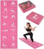 Jóga oktató matrac összehajtható 170x60x0,5 cm – pink, ENERO-Fit